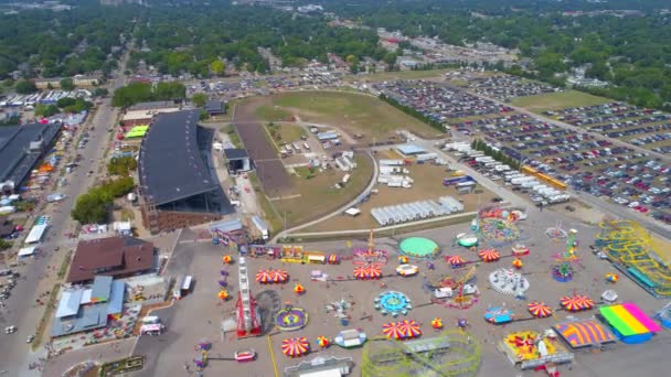 Rozrywka w Iowa State Fair — Wideo stockowe
