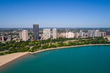 Havadan görüntü Chicago Illinois Amerika