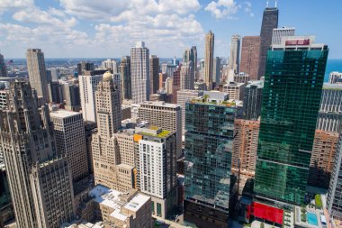 Downtown Chicago gökdelenler