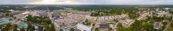 Luftpanorama iowa staatliche Messe — Stockfoto