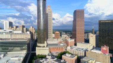 Hava backfly Downtown Atlanta Georgia 4k 60p