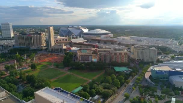 Atlanta sports stadiums — Stock Video