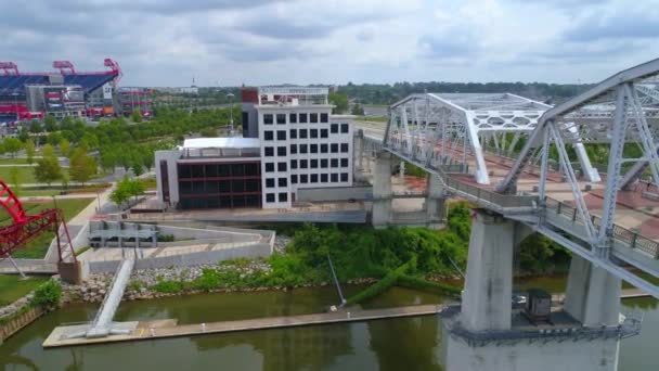 Vista ribeirinha de Nashville — Vídeo de Stock