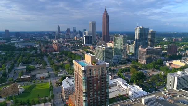 Začátkem záběry Midtown Atlanta 4k 60p — Stock video
