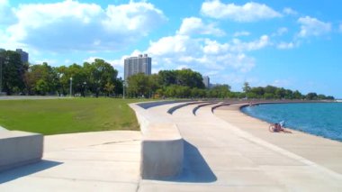 Chicago Michigan Gölü açık