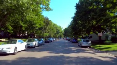 Evanston Chicago'dan sürüş