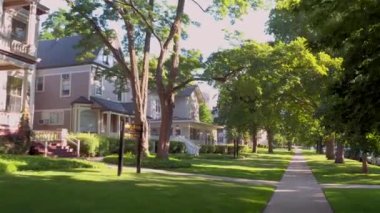 Tarihi mimarisi Evanston Chicago 