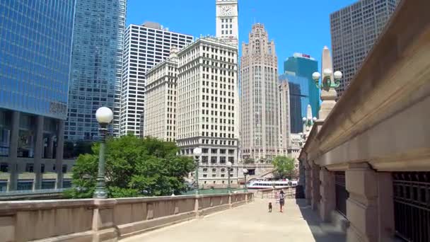 Chicago city scéna — Stock video