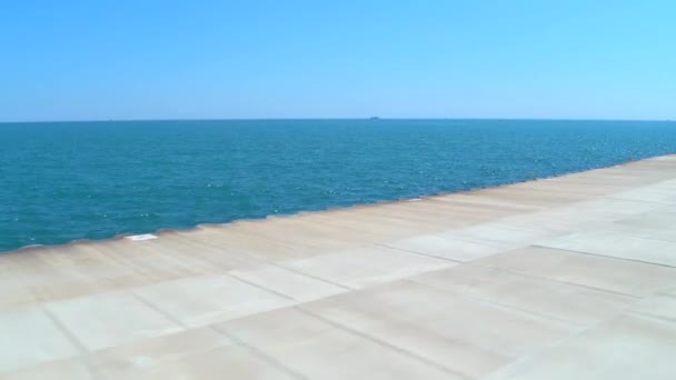 Utsikt över Lake Michigan i Chicago — Stockvideo