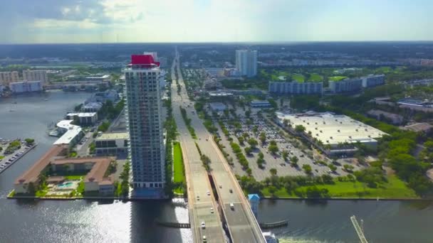 Playa de Hallandale Fl — Vídeo de stock