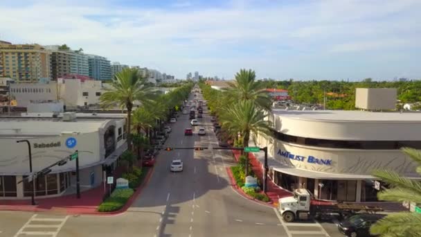 Harding Avenue Miami Beach — Vídeo de stock