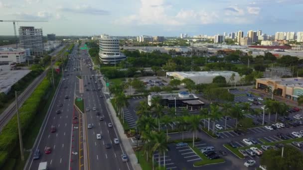 Aerial tur Aventura Fl — Stockvideo