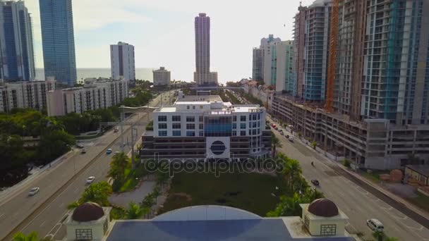 Sunny Isles Beach Bouelvard 4k — Stock video