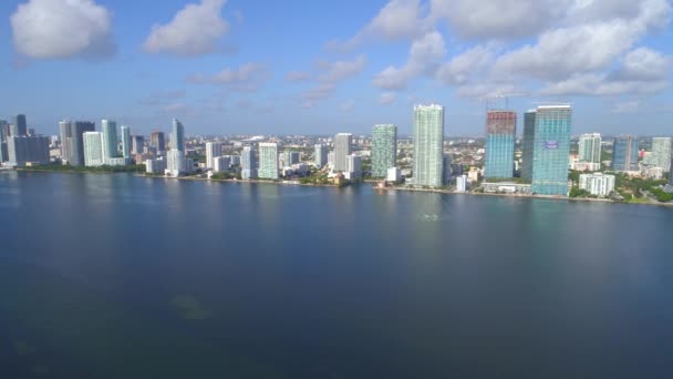 Vista de Edgewater Miami — Vídeo de stock