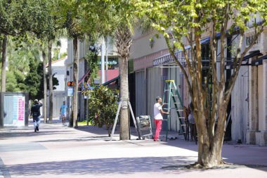 Yatılı Miami Beach kasırga Irma tahliye