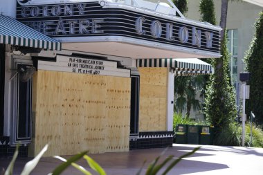 Yatılı Miami Beach kasırga Irma tahliye