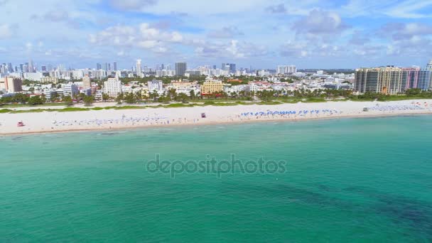 Weergave van Miami Beach — Stockvideo