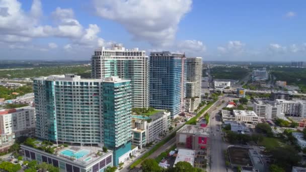Midtown torens Miami — Stockvideo