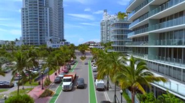 Güney Pointe sürücü ve okyanus Miami Beach