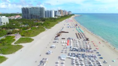 Güzel bir plaj sahne Miami