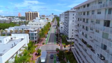 Drone Ocean Drive Miami Beach 