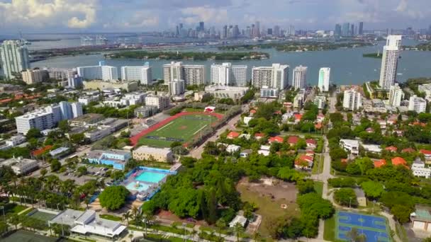 Flamingo Park Miami Beach — Video Stock