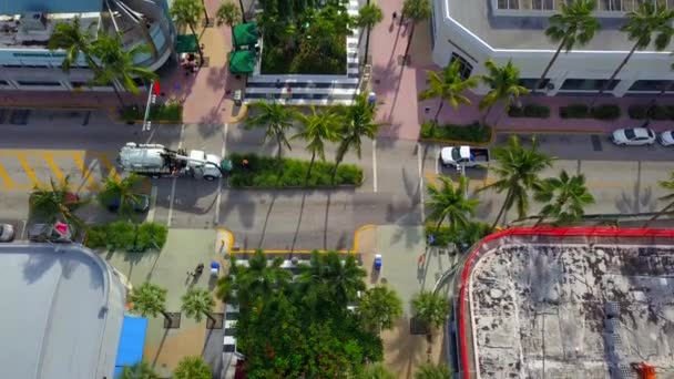 Carretera de Lincoln Miami Beach — Vídeo de stock