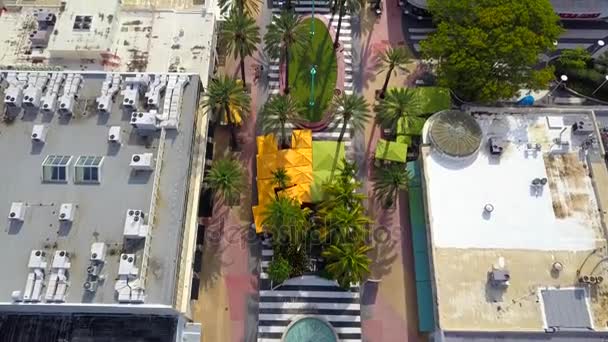 林肯路购物中心迈阿密海滩 — 图库视频影像