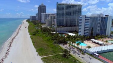 Miami Beach kasırga Irma 2017 için Temizleme