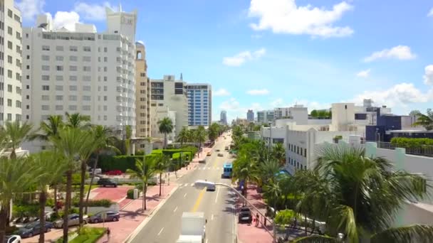 Collins Avenue Miami Beach — Vídeo de Stock