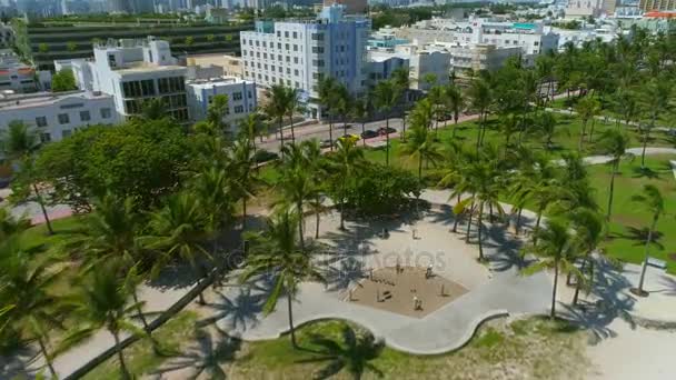 Ocean Drive miami beach — Stockvideo