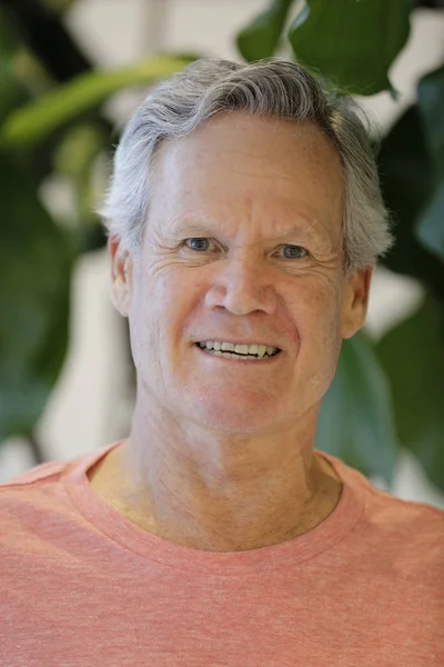 gri saçlı yakışıklı olgun adam