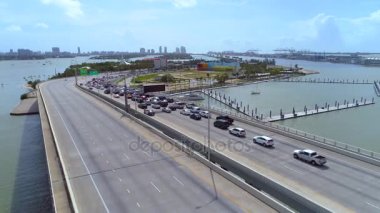 MacArthur Causeway kasırga Irma sonra bloke