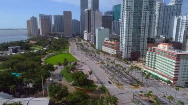 Downtown Miami enkaz kasırga sonra fırtına. 
