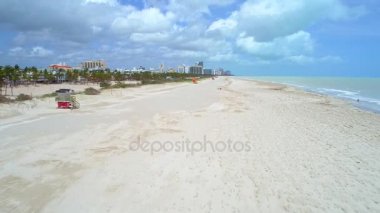 Miami Beach manzara kasırga Irma sonra