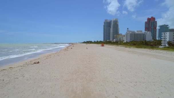 Miami Beach efter orkanen Irma — Stockvideo