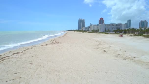 Yeni Miami Beach tahliye kasırga Irma — Stok video