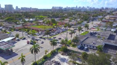 Havadan çekim suç mahalli Hallandale 09 17 2017