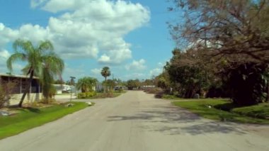 Kasırga Irma sonra hareket video tatil Manor mobil ev topluluk