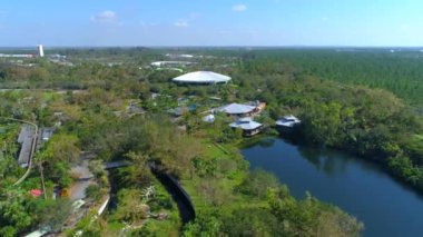 Hava uçağı Miami Hayvanat Bahçesi 4k