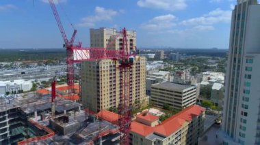 Drone endüstriyel vinç köprü 