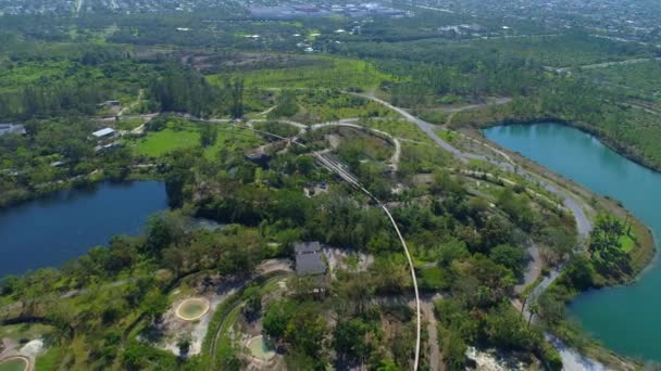 Tour Metro Zoo Miami Florida — Stock Video