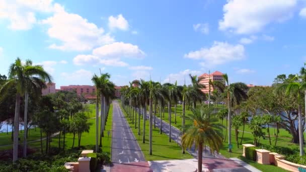 Hava ortaya Baptist Hastanesi Miami — Stok video