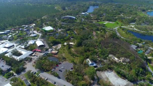 Helikopter viaduct Zoo Miami Florida — Stockvideo