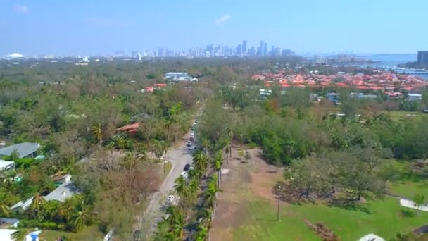 Coconut Grove após o furacão Irma 4k 60p — Vídeo de Stock