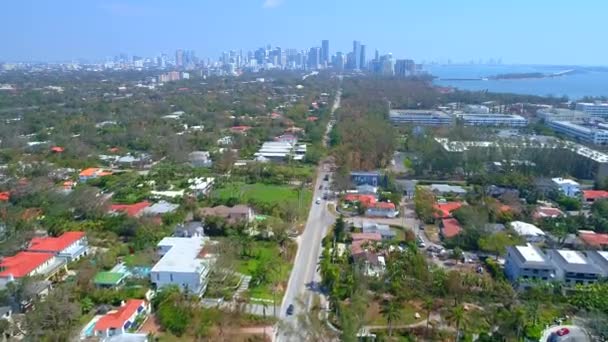 Miami Coconut grove mahalleler 4k 60p — Stok video