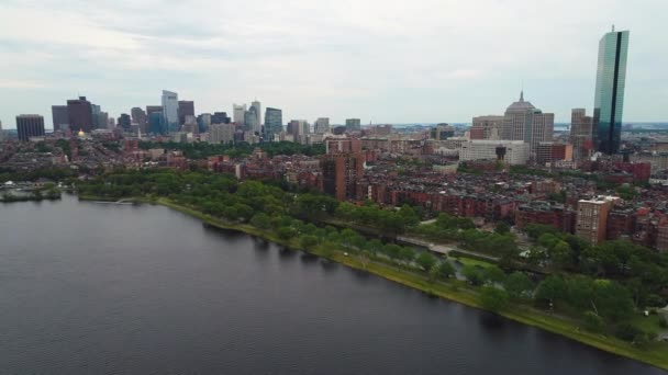 Backbay and Boston brownstone architecture — Stock Video