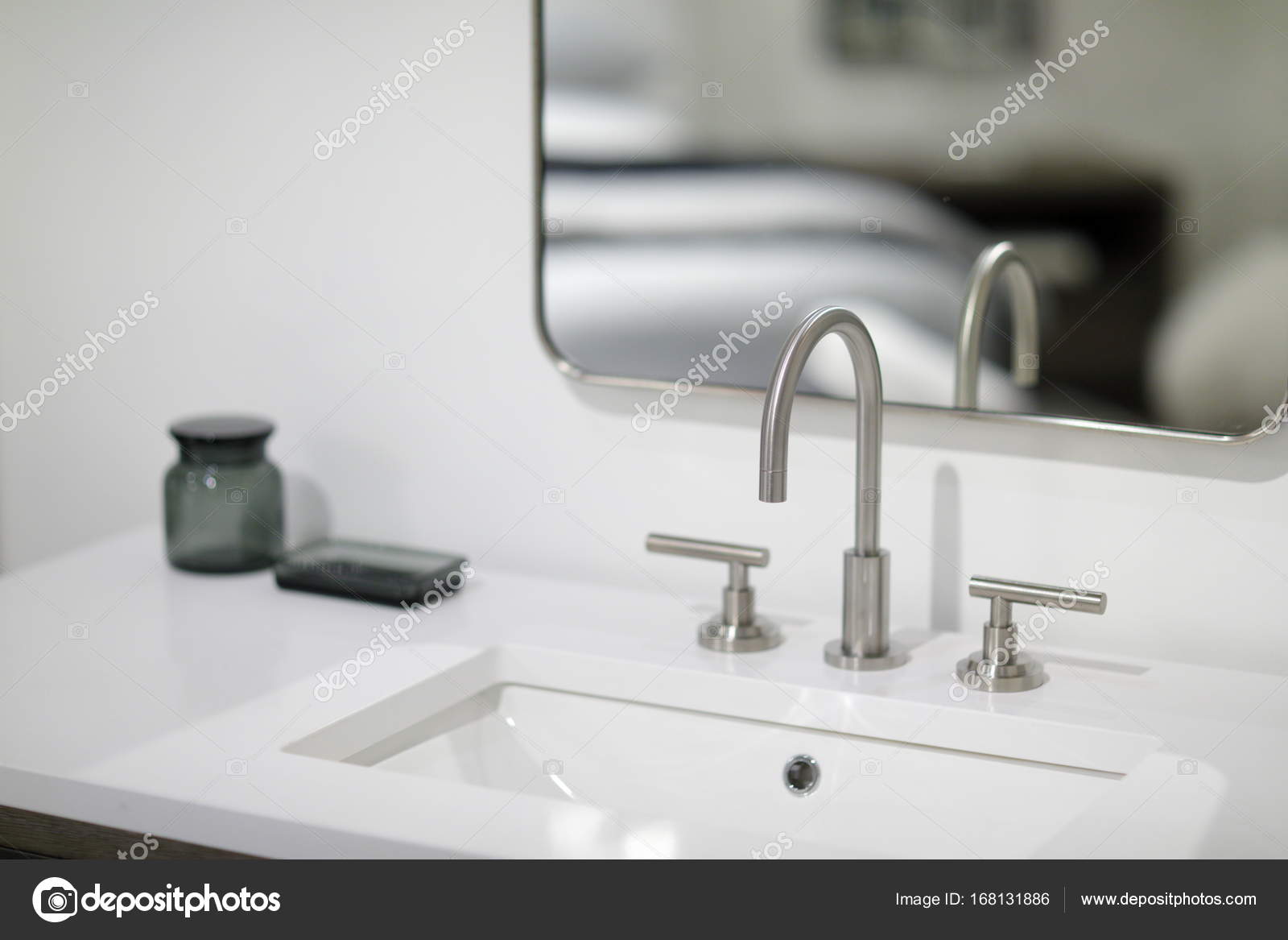 Modern Bathroom Faucet Stock Photo C Felixtm 168131886