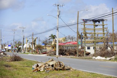 Kasırga Irma Florida Keys sonra yıkım