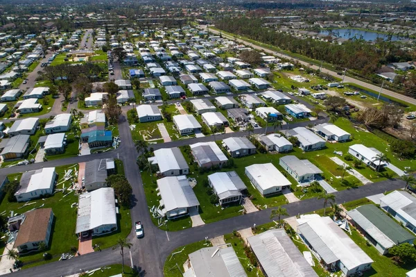 Gruzu następstw huraganu Irma Naples na Florydzie Usa — Zdjęcie stockowe